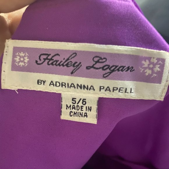 Purple Dress by Hailey Logan - Picture 4 of 4